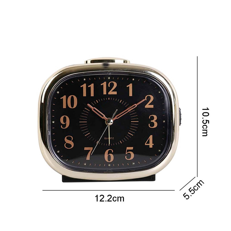 Mitte tiksuv mehaaniline öövalgusega koduseks kasutamiseks kirjutuslaud, suur ekraan, vaikne pühkimine, edasilükkamine, voodiäärne kaunistus, äratuskell helendav