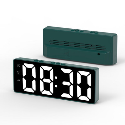 Šiaurės šalių laikrodis valdymas balsu Skaitmeninis žadintuvas Temperatūra Snaudimas Žadintuvas Stalo laikrodis Nutildyti LED laikrodžiai Laikrodis Elektroninis laikrodis