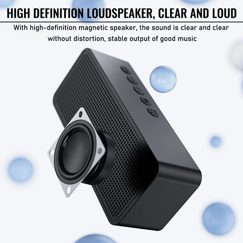 Mp3 Fm радио LED цифров интелигентен будилник Bluetooth високоговорител Дисплей за температура Настолни часовници Декорации за дома