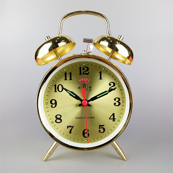 Ρετρό Μηχανικό Ξυπνητήρι Μεταλλικό Χρυσό Επιτραπέζιο Ρολόι Δημιουργικό Υπνοδωμάτιο Επιτραπέζιο Ξυπνητήρι Ρολόγια Ξυπνητήρι Chicken Peck Ρύζι Δώρο