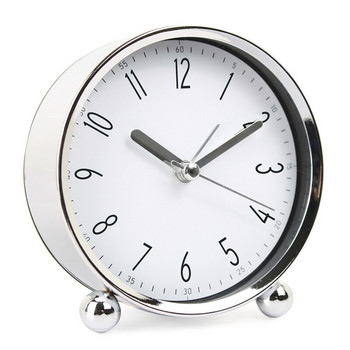 Ψηφιακό Ξυπνητήρι Μεταλλικό πλαίσιο Σίγαση με μυτερή βελόνα Αθόρυβα ρολόγια επιτραπέζιου χρόνου για επιτραπέζια διακόσμηση σε κοιτώνα υπνοδωματίου σπιτιού
