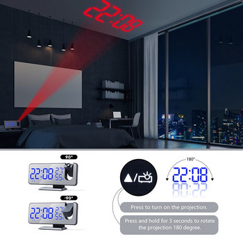 Νέο ψηφιακό ξυπνητήρι LED Επιτραπέζιο ρολόι Ηλεκτρονικά επιτραπέζια ρολόγια USB Wake Up ραδιόφωνο FM Ώρα προβολής Λειτουργία αναβολής ξυπνητηριού