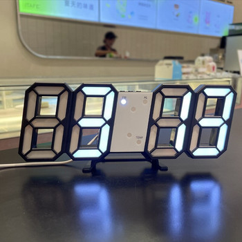 Δημιουργικό LED Ψηφιακό Ξυπνητήρι Φοιτητικό Ηλεκτρονικό Απλό Καθιστικό Ρολόι Κρεβατοκάμαρας Επιτραπέζιο Διακόσμηση Φωτεινό ρολόι δίπλα στο κρεβάτι
