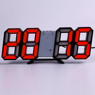 Kūrybiškas LED skaitmeninis žadintuvas Studentų elektroninis paprastas svetainės miegamojo laikrodis Stalinio stalo dekoravimas prie lovos šviesus laikrodis
