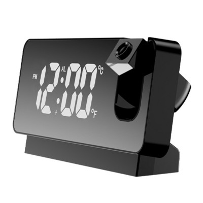 LED skaitmeninis žadintuvas Laikrodžių stalo elektroniniai staliniai laikrodžiai USB pažadinimo laikas lubų projektoriaus funkciniai laikrodžiai