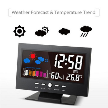 USB интелигентен цифров дисплей, метеорологична станция, аларма, календар/часовник, термометър, безжичен измервател на температура, влажност, измервателен уред