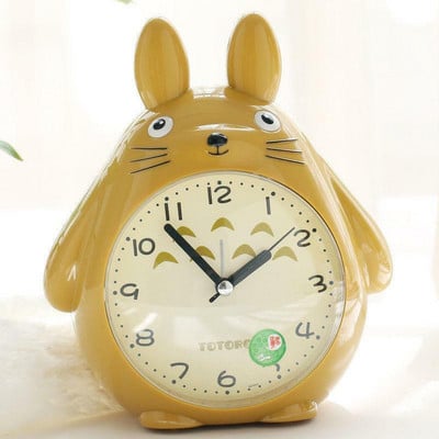 Modernaus dizaino žadintuvas Puikūs vaikų kvarcinis stalas Animacinis filmas Totoro žadintuvas Studentų namų dekoras Relogio De Parede 2021 Nauja