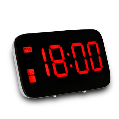 LED žadintuvas Balso valdymas Didelis ekranas Skaitmeninis laikrodis Snausti prie lovos Elektroninis stalinis žadintuvas Laiko ataskaitų teikimas