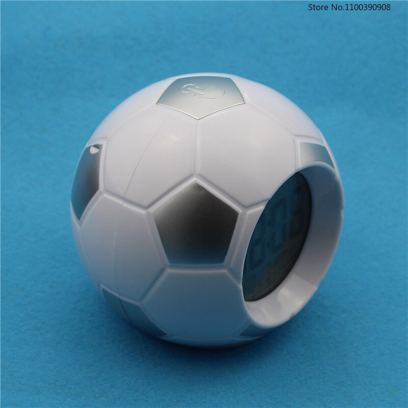 Futbolo skaitmeninis žadintuvas LED naktinis apšvietimas vaikams miegamojo stalinė lempa Biuras Kelionių valdymas balsu stalinis laikrodis Naktinė šviesa Sveglia