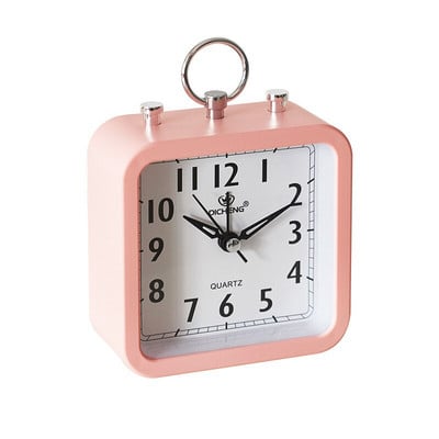 Šiaurės šalių skaitmeninis žadintuvas kvadratinis mažas miegamojo laikrodis Kompaktiškas kelionės nešiojamas žadintuvas Paprastas miegamojo stalinis namų dekoravimas