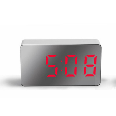Tükör ébresztőóra Lakásfelszerelések Elektronikus óraasztal Digitális Hálószoba Dekorációs Asztal és Kiegészítő Smart Hour Led