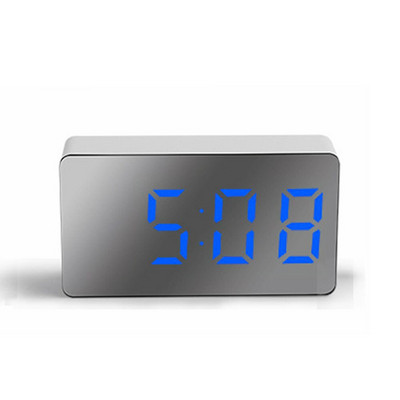 Tükör ébresztőóra Lakásfelszerelések Elektronikus óraasztal Digitális Hálószoba Dekorációs Asztal és Kiegészítő Smart Hour Led