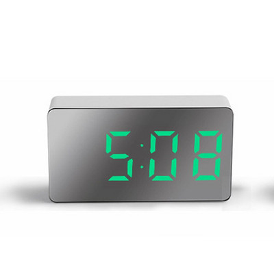 Tükör ébresztőóra Lakásfelszerelések Elektronikus óraasztal Digitális Hálószoba Dekorációs Asztal és Kiegészítő Smart Hour Led
