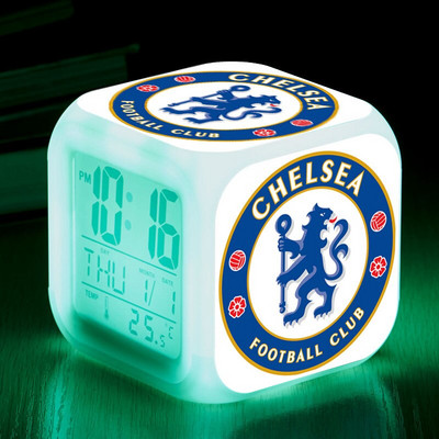 Ceas cu alarmă digital Union Jack LED Drapelul Regatului Unit Iluminare din spate Amânare Termometru Calendar Ceas Ceasuri de masă Lămpi