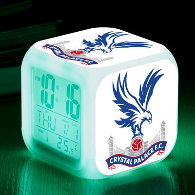 Ceas cu alarmă digital Union Jack LED Drapelul Regatului Unit Iluminare din spate Amânare Termometru Calendar Ceas Ceasuri de masă Lămpi