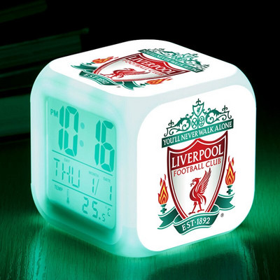 Ceas cu alarmă digital Union Jack LED Drapelul Regatului Unit Iluminare din spate Amânare Termometru Calendar Ceas Ceasuri de masă Lămpi