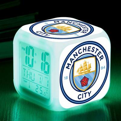 Ceas cu alarmă digital Union Jack LED Drapelul Regatului Unit Iluminare din spate Amânare Termometru Calendar Ceas Ceasuri de masă Lămpi