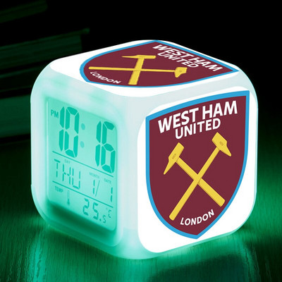 Ceas cu alarmă digital Union Jack LED Drapelul Regatului Unit Iluminare din spate Amânare Termometru Calendar Ceas Ceasuri de masă Lămpi