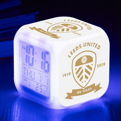 Ceas cu alarmă digital Union Jack LED Drapelul Regatului Unit Iluminare din spate Amânare Termometru Calendar Ceas Ceasuri de masă Lămpi