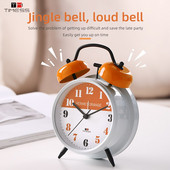 TIMESS Nou Ceas Deșteptător Creativ Pentru Dormitor Clopot De Metal Ceas Deșteptător De Culoare Mică Pentru Copii Studenti Cu Ceas Deșteptător Cu lumină de noapte