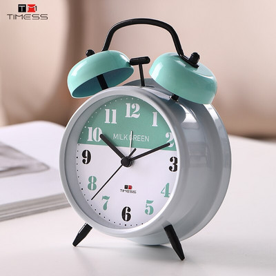 TIMESS Nou Ceas Deșteptător Creativ Pentru Dormitor Clopot De Metal Ceas Deșteptător De Culoare Mică Pentru Copii Studenti Cu Ceas Deșteptător Cu lumină de noapte