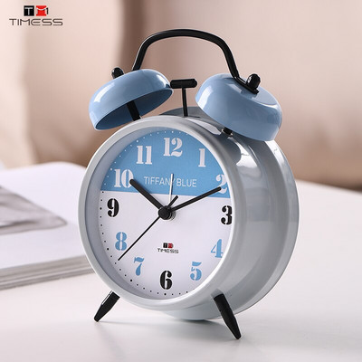 TIMESS Nou Ceas Deșteptător Creativ Pentru Dormitor Clopot De Metal Ceas Deșteptător De Culoare Mică Pentru Copii Studenti Cu Ceas Deșteptător Cu lumină de noapte