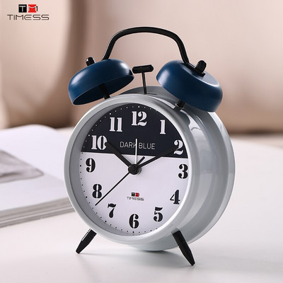 TIMESS Nou Ceas Deșteptător Creativ Pentru Dormitor Clopot De Metal Ceas Deșteptător De Culoare Mică Pentru Copii Studenti Cu Ceas Deșteptător Cu lumină de noapte