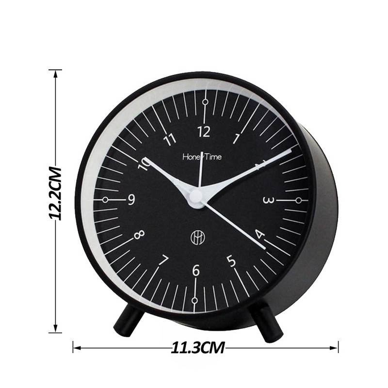 Ceasuri cu alarmă pentru studenți, cu mecanism silențios, lumină de noapte, 4 inci, portabil, masă, birou, ceas pentru copii, dormitor, cameră de studiu