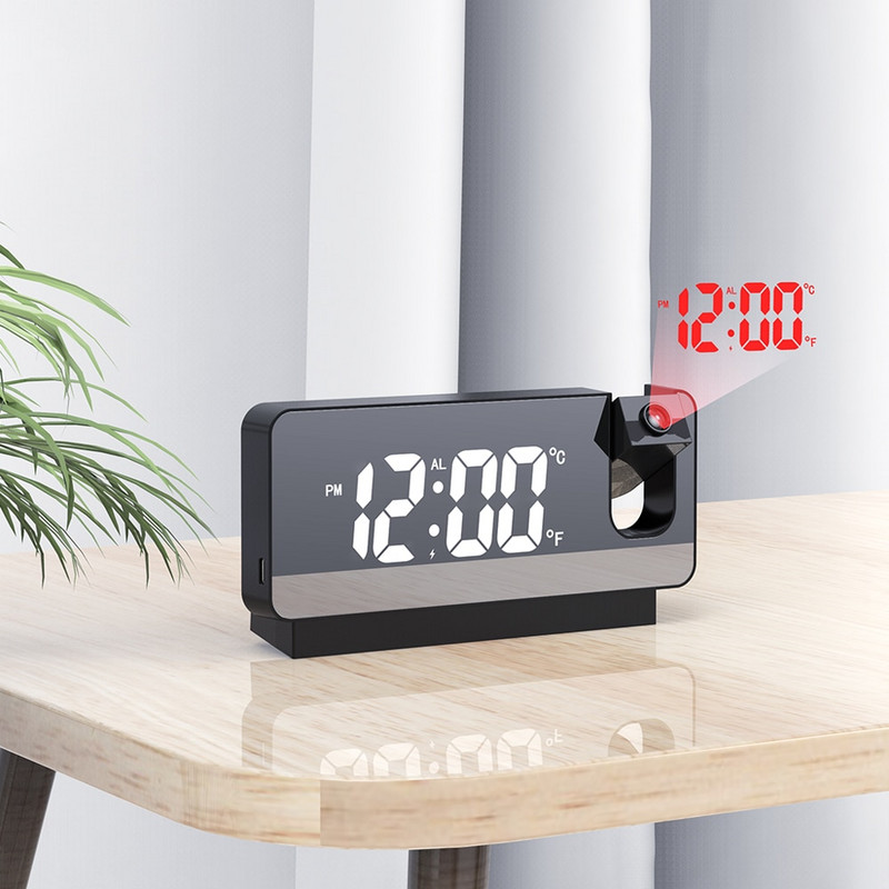 LED digitális ébresztőóra asztali elektronikus asztali órák USB Wake up digitális vetítős ébresztőóra asztali elektronikus ébresztőóra