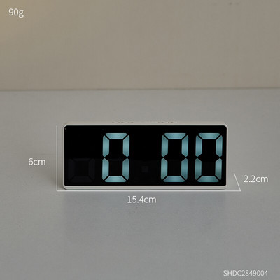 LED zaslon Budilica Moderni dodaci za uređenje doma Stolni satovi Glasovna kontrola Provjera temperature Sat za spavaću sobu Dekoracija sobe