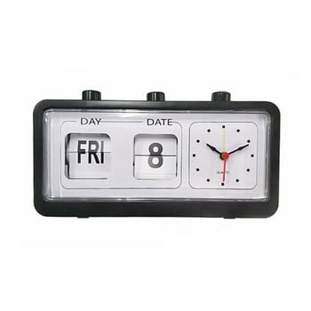 ChuHan Flip Clock Retro Digital Auto Flip Επιτραπέζιο ρολόι για διακόσμηση γραφείου σπιτιού Ρολόι Επιτραπέζιο ηλεκτρονικό ρολόι