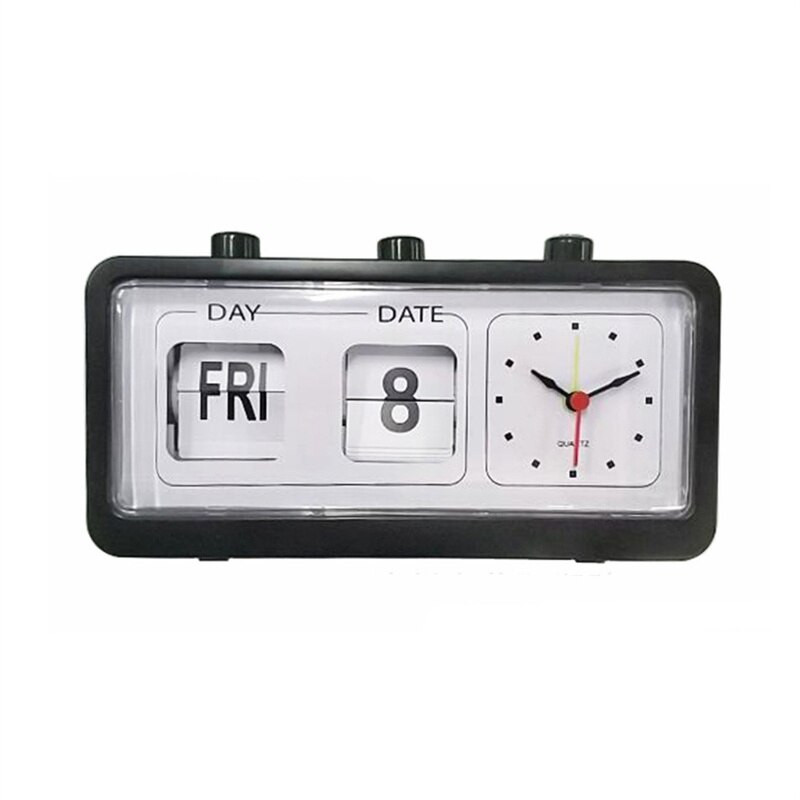 ChuHan Flip Clock Retro Digitális Automatikus Flip asztali asztali óra Otthoni Asztali Dekorációs Óra Asztali elektronikus óra