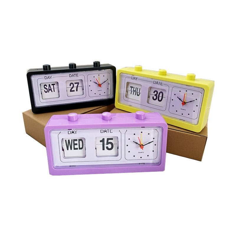 ChuHan Flip Clock Retro Digitális Automatikus Flip asztali asztali óra Otthoni Asztali Dekorációs Óra Asztali elektronikus óra