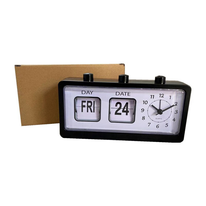 ChuHan Flip Clock Retro Digitális Automatikus Flip asztali asztali óra Otthoni Asztali Dekorációs Óra Asztali elektronikus óra