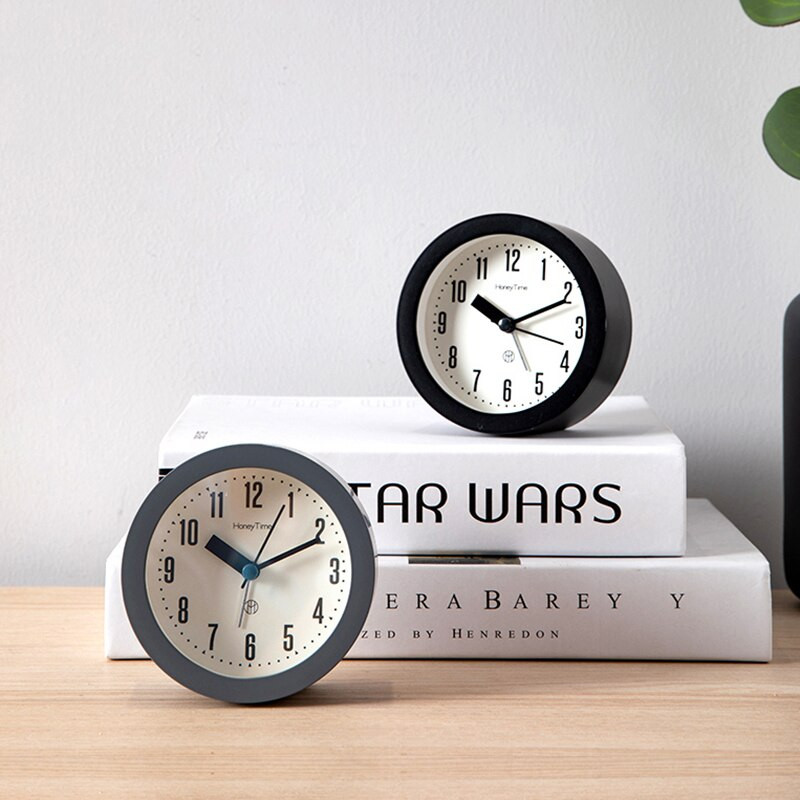 Lakásdekoráció Divat Kreatív ébresztőóra Retro Kerek Többfunkciós Egyszerű Éjjeli Személyiség Kis Néma Cloc