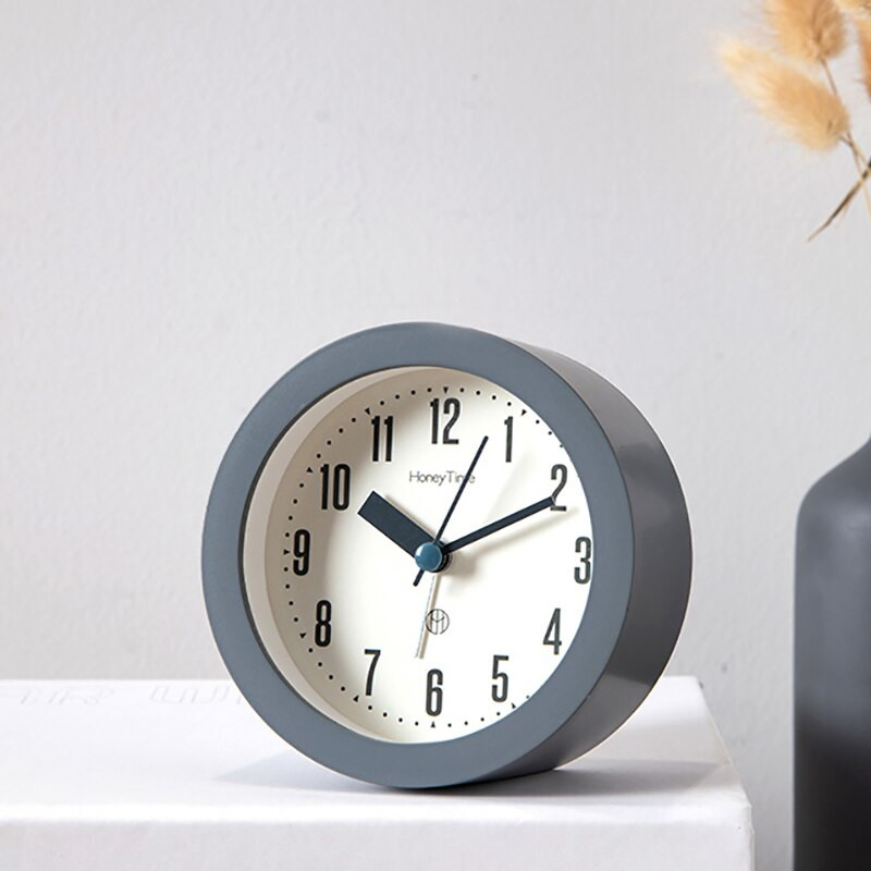Lakásdekoráció Divat Kreatív ébresztőóra Retro Kerek Többfunkciós Egyszerű Éjjeli Személyiség Kis Néma Cloc