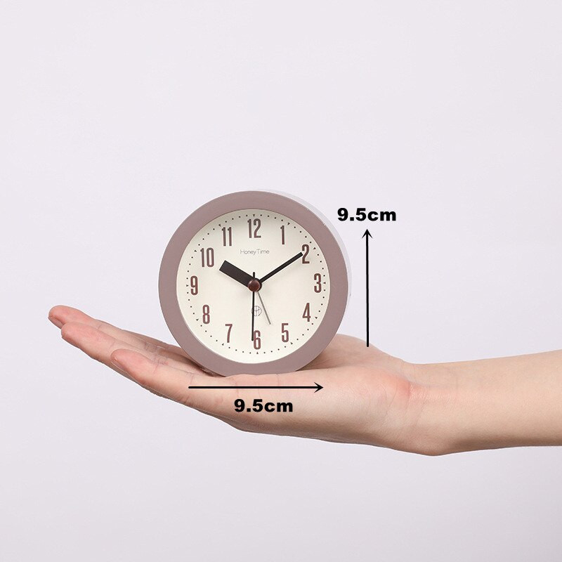Lakásdekoráció Divat Kreatív ébresztőóra Retro Kerek Többfunkciós Egyszerű Éjjeli Személyiség Kis Néma Cloc