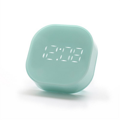 Elektronikus négyzet alakú csendes éjjeli ébresztőóra Intelligens hőmérséklet-érzékelő mágneses vonzerő íróasztali óra Lakásdekoráció
