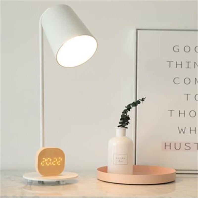 Elektronikus négyzet alakú csendes éjjeli ébresztőóra Intelligens hőmérséklet-érzékelő mágneses vonzerő íróasztali óra Lakásdekoráció