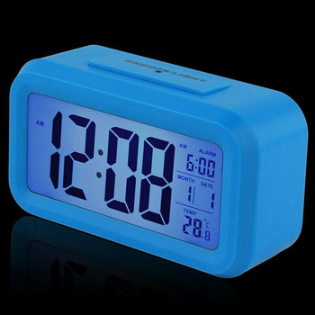 Καυτή πώληση LED Ψηφιακό Ξυπνητήρι Οπίσθιος φωτισμός Αναβολή Σίγασης Ημερολόγιο Επιτραπέζιο Ηλεκτρονικό Bcaklight Επιτραπέζια ρολόγια Επιτραπέζιο ρολόι