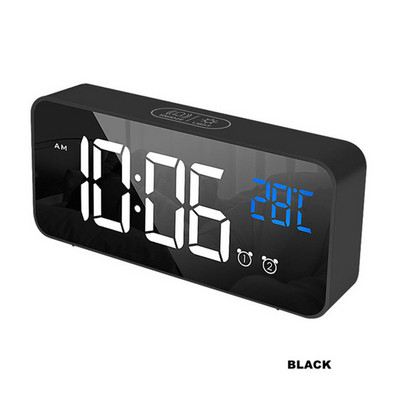 Încărcare muzică Ceas cu alarmă Ceas electronic Birou Moment digital Decorare dormitor Masă și accesoriu Oră inteligentă Lumină LED