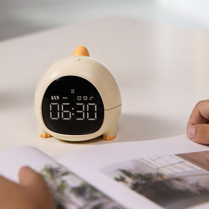 Kis dinoszaurusz gyerekek ébresztőóra Digitális óra Asztal Digitális idő Hálószoba dekorációs asztal és kiegészítők Smart Hours