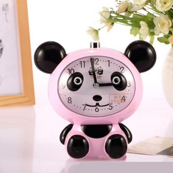 Συναγερμός μουσικής Παιδικά Cartoon Panda Lovely Bedroom Αθόρυβα Ξυπνητήρια Δώρα για Φοιτητικό Διακόσμηση Σπιτιού Ρολόι δώρο γενεθλίων
