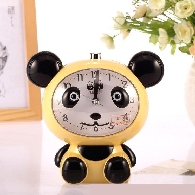 Zene riasztó Gyermek Rajzfilm Panda Szép Hálószoba Csendes Ébresztőórák Ajándékok Diákoknak Otthoni dekoráció Óra születésnapi ajándék