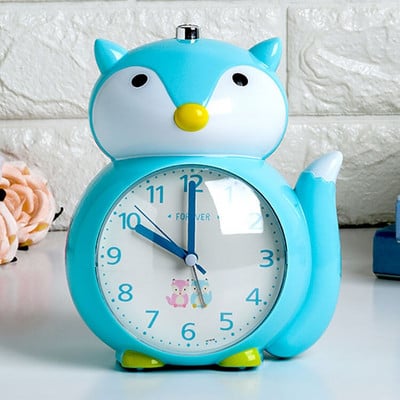 Puikus lapės žadintuvas Šviečiantis naktinis šviesos žadintuvas Nutildyti žadintuvas Stalinis stalinis laikrodis Namų miegamojo apdaila Dovana vaikams