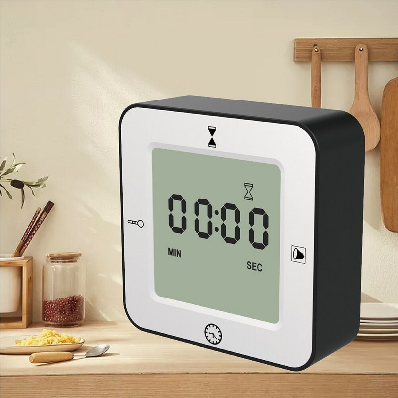 Gyermek ébresztőóra asztali időzítő háttérvilágítású naptárral otthoni és digitális hőmérsékletű elektronikus LCD modern irodai karóra
