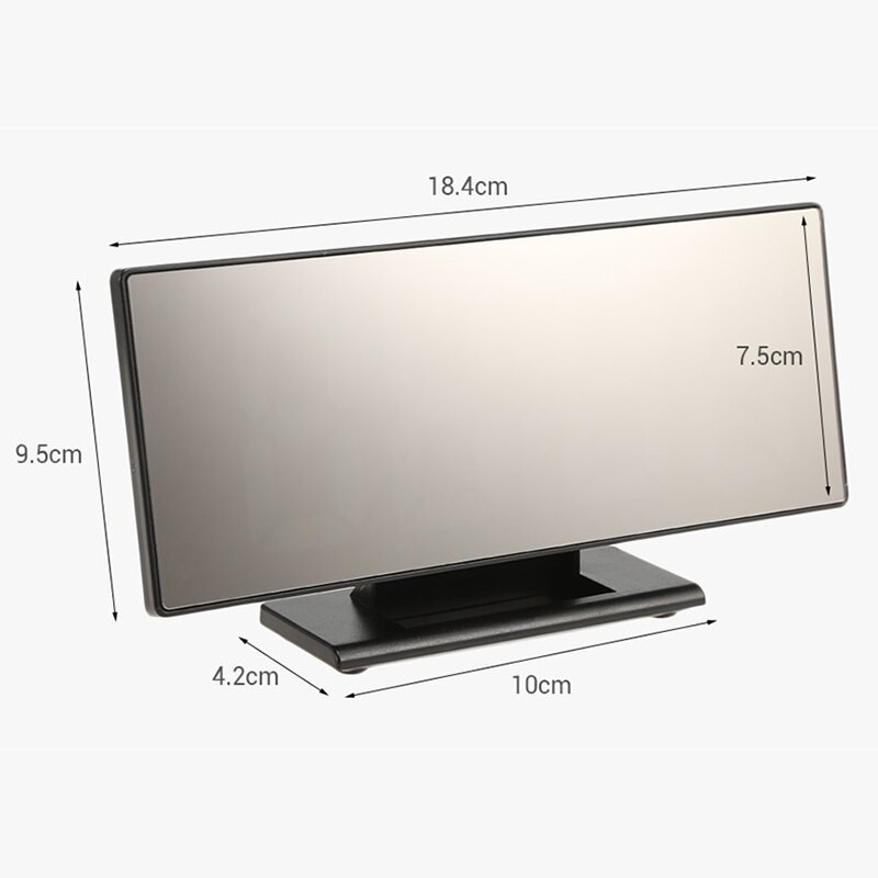 Digitális ébresztőóra LED tükör Elektronikus ébresztőórák Nagy LCD kijelzős digitális asztali óra naptári hőmérséklet órákkal