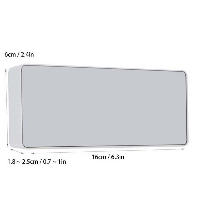 Elektroninis skaitmeninis laikrodis LED ekranas Skaitmeninis veidrodinis žadintuvai Baterijos kištukinis lizdas, dvejopo naudojimo maitinamas gražus laikrodžiai, stalo dekoras