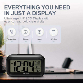 MCDFL Ψηφιακό Έξυπνο Ξυπνητήρι Τραπέζι Ηλεκτρονικά ρολόγια Διακόσμηση γραφείου και αξεσουάρ Ημερολόγια για την άνεση του παιδιού στο σπίτι