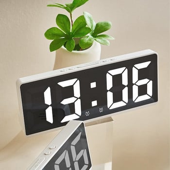 Φορητό ψηφιακό ξυπνητήρι με ρυθμιζόμενη φωτεινότητα οθόνης LED